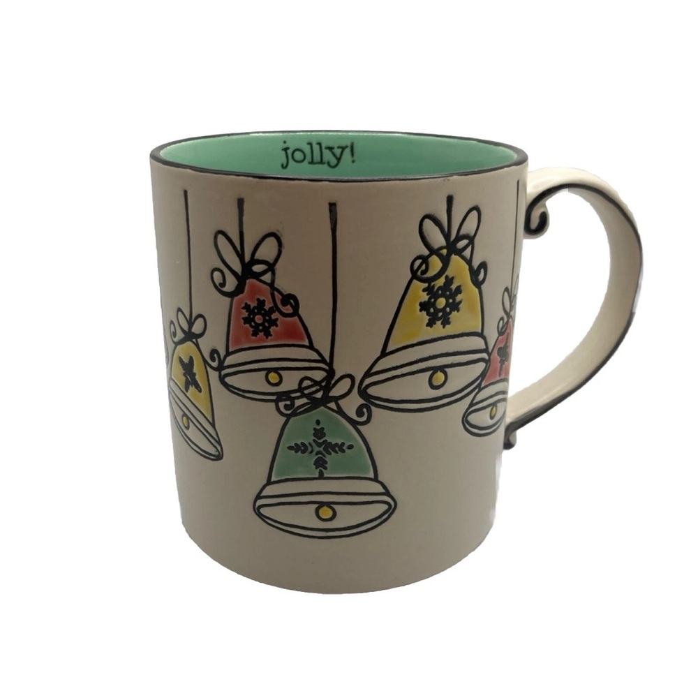 Spectrum Designz Christmas Holiday Jolly Christmas Bells Coffee Mug 2017‎